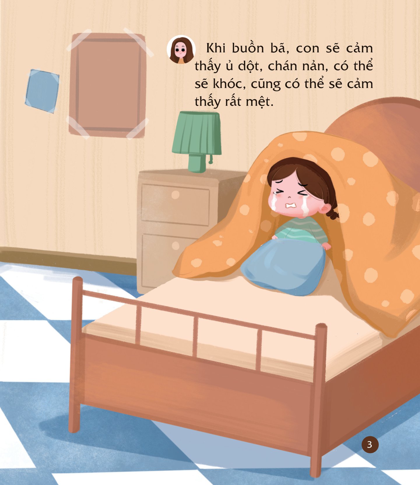 cùng con nuôi dưỡng cảm xúc tích cực - con không buồn bã - Ảnh 4