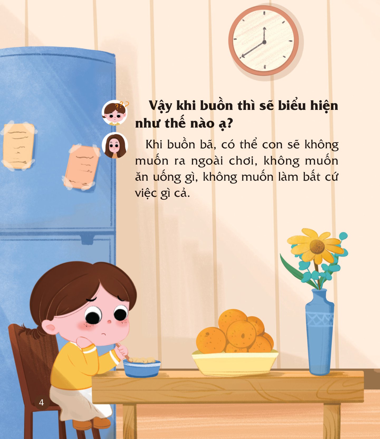 cùng con nuôi dưỡng cảm xúc tích cực - con không buồn bã - Ảnh 5