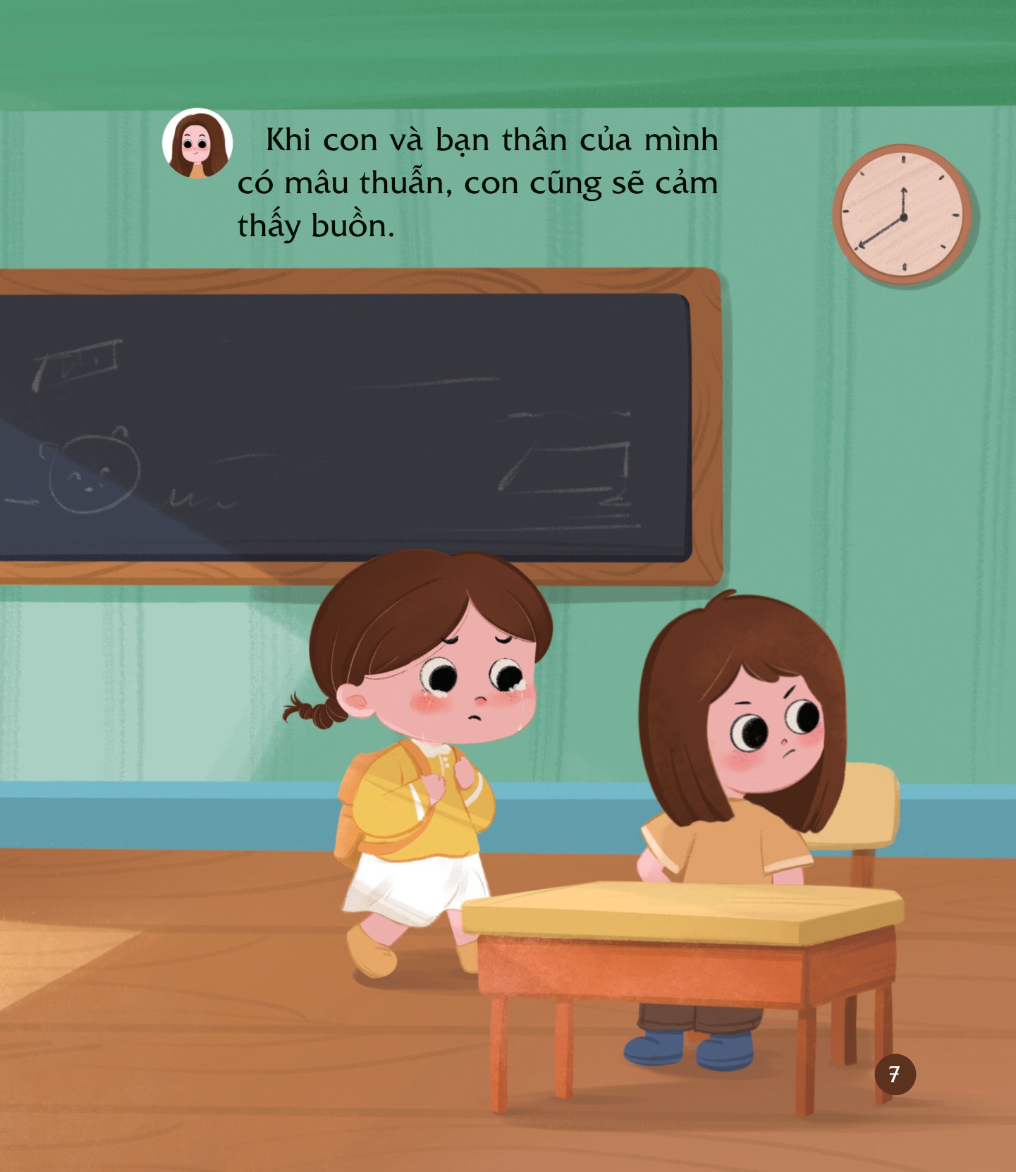 cùng con nuôi dưỡng cảm xúc tích cực - con không buồn bã - Ảnh 8