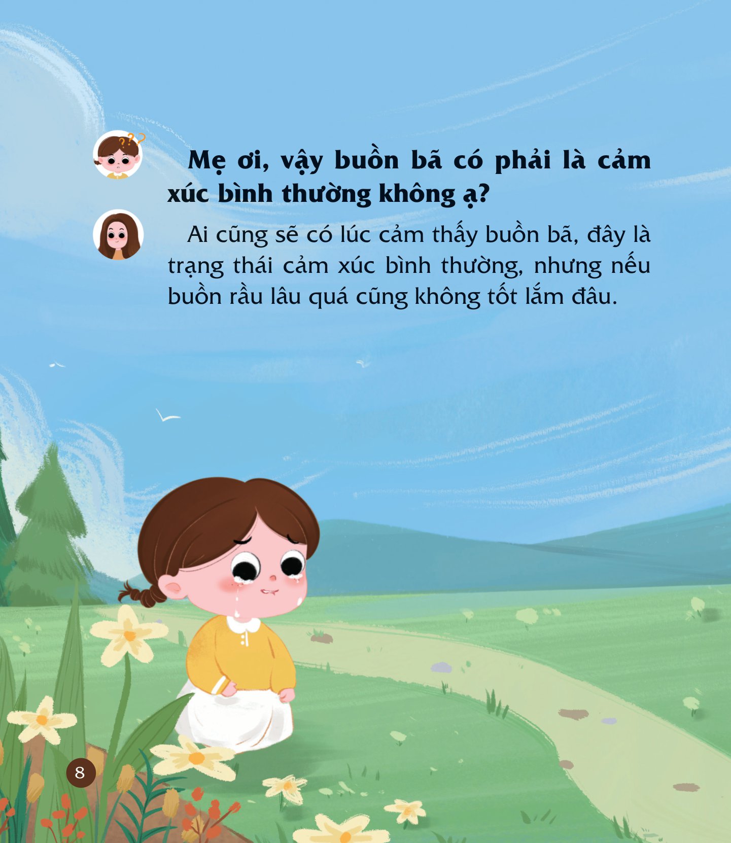 cùng con nuôi dưỡng cảm xúc tích cực - con không buồn bã - Ảnh 9