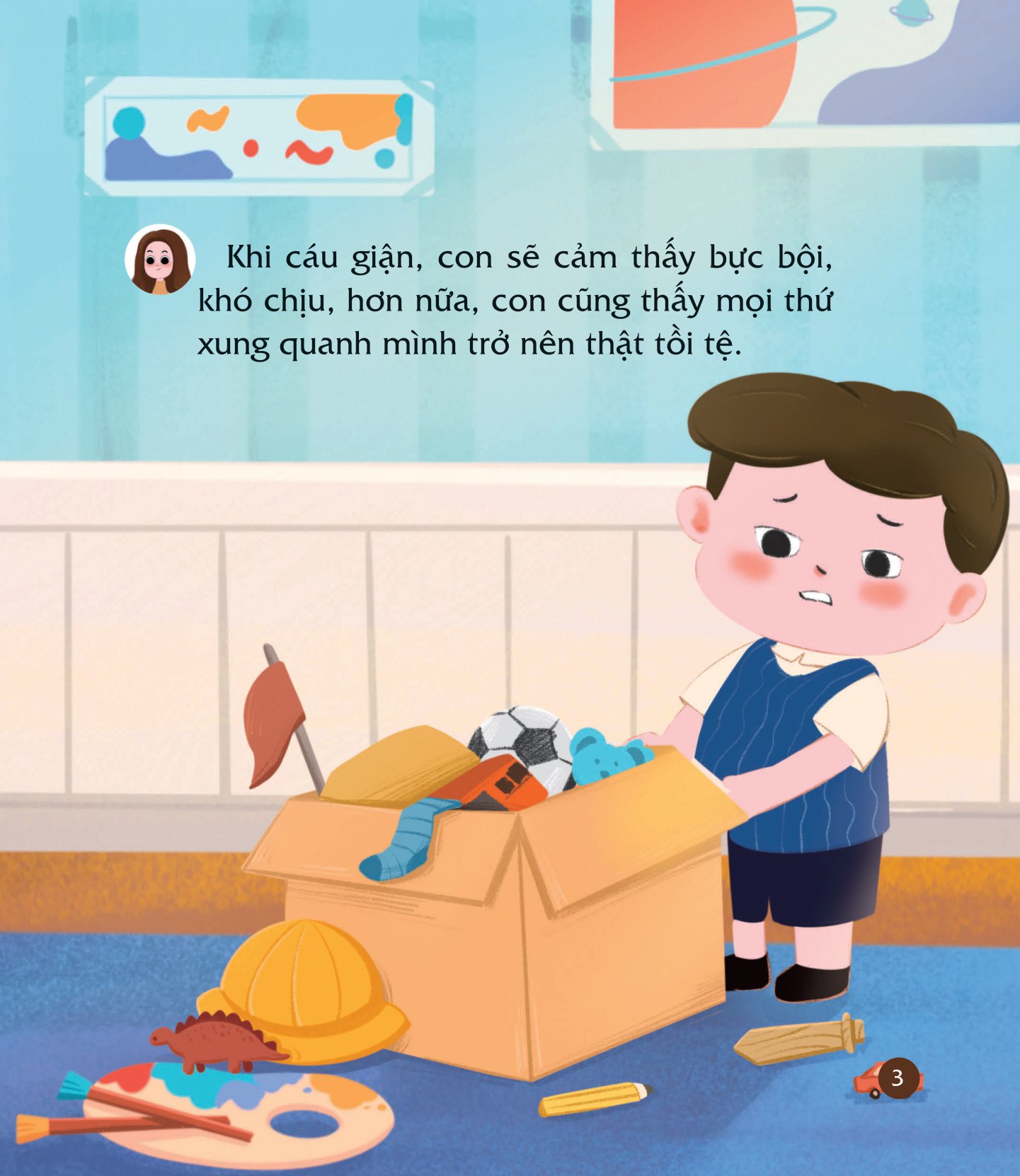 cùng con nuôi dưỡng cảm xúc tích cực - con không cáu giận - Ảnh 4