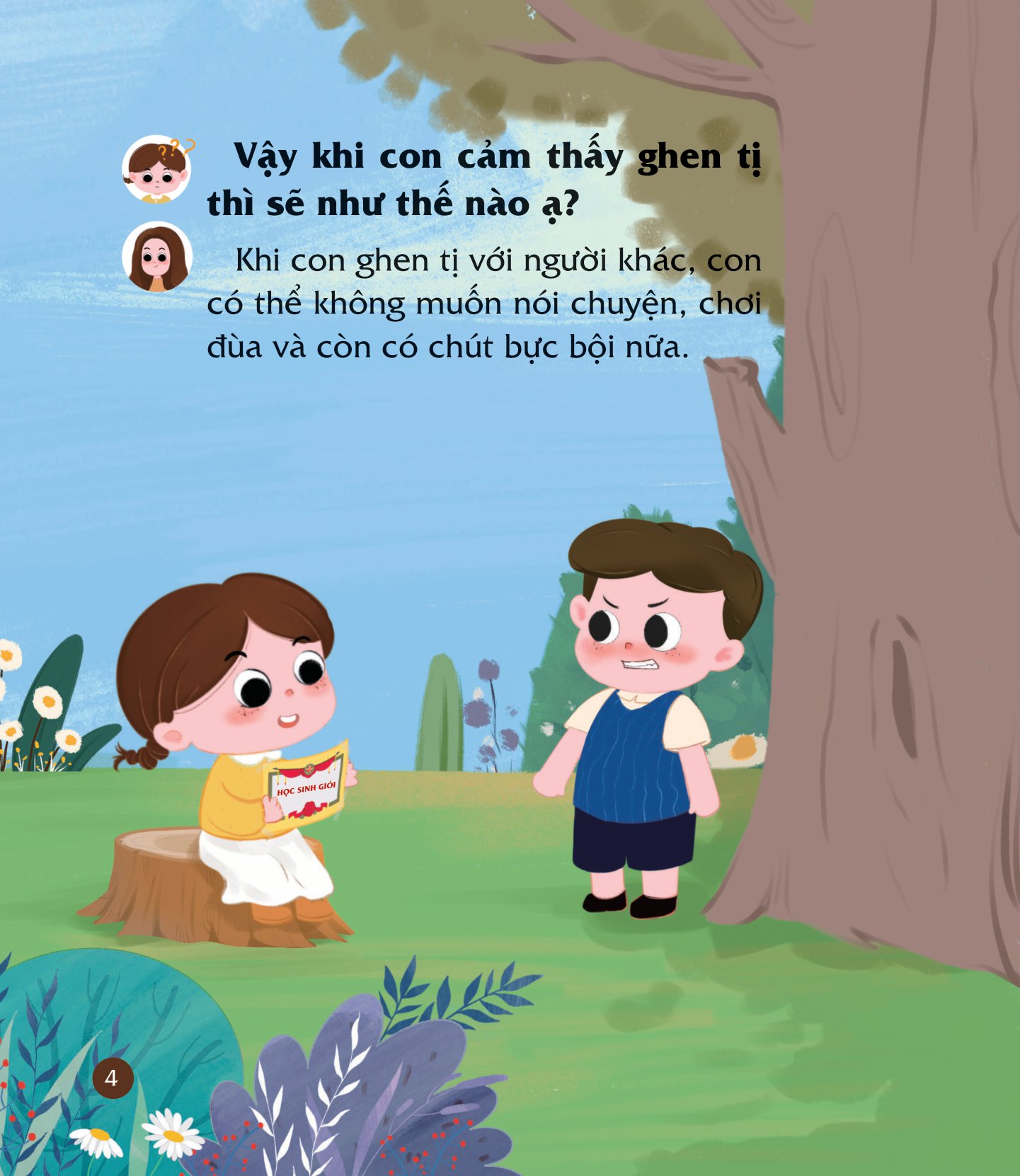 cùng con nuôi dưỡng cảm xúc tích cực - con không ghen tị - Ảnh 5