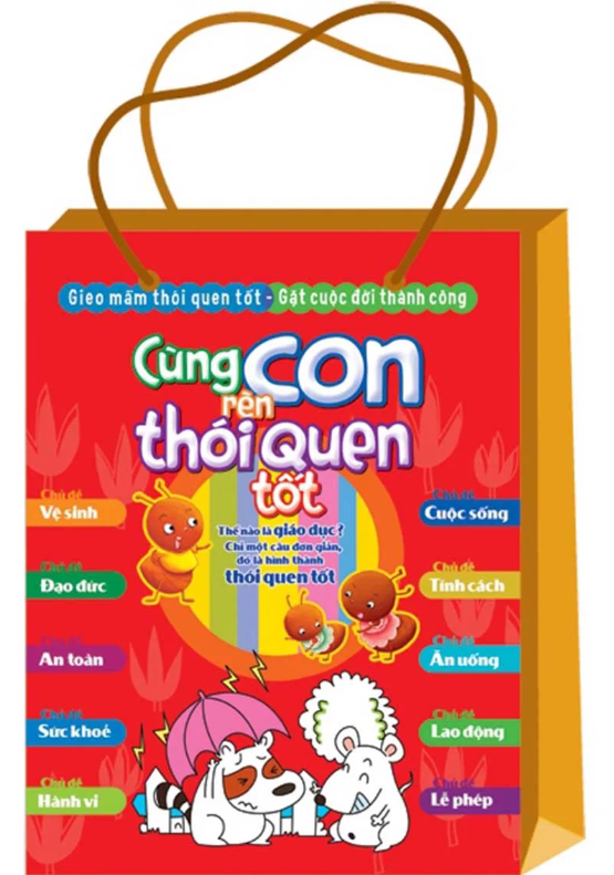 cùng con rèn thói quen tốt (bộ túi 10 cuốn) - Ảnh 12