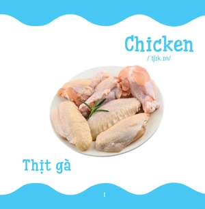 cùng con trưởng thành - từ điển bằng hình cho trẻ mầm non - thức ăn - Ảnh 2