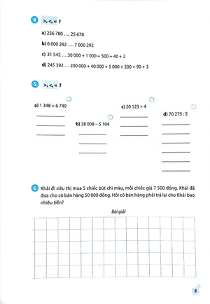 cùng em phát triển năng lực toán 5 - tập 1 - Ảnh 6