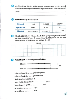 cùng em phát triển năng lực toán 5 - tập 2 - Ảnh 6