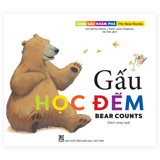 cùng gấu khám phá - the bear books: gấu học đếm - bear counts (song ngữ) - Ảnh 2