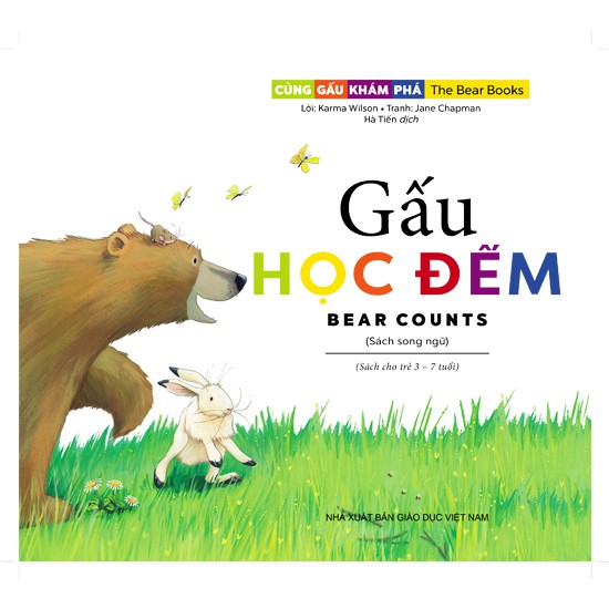 cùng gấu khám phá - the bear books: gấu học đếm - bear counts (song ngữ) - Ảnh 3