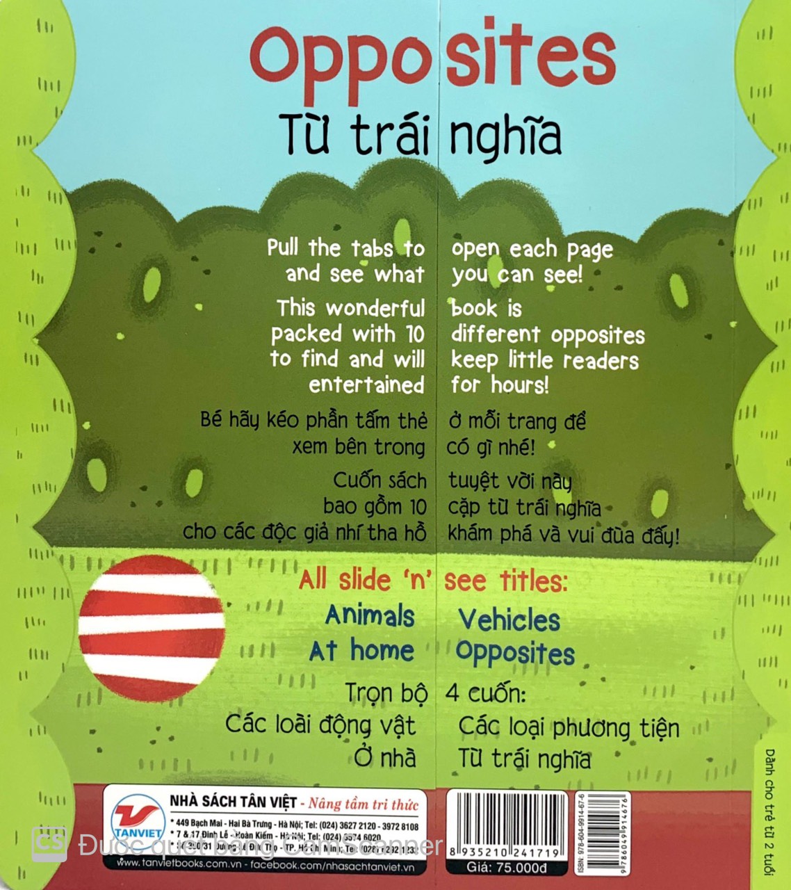 cùng kéo và nhìn: opposites - từ trái nghĩa - Ảnh 6