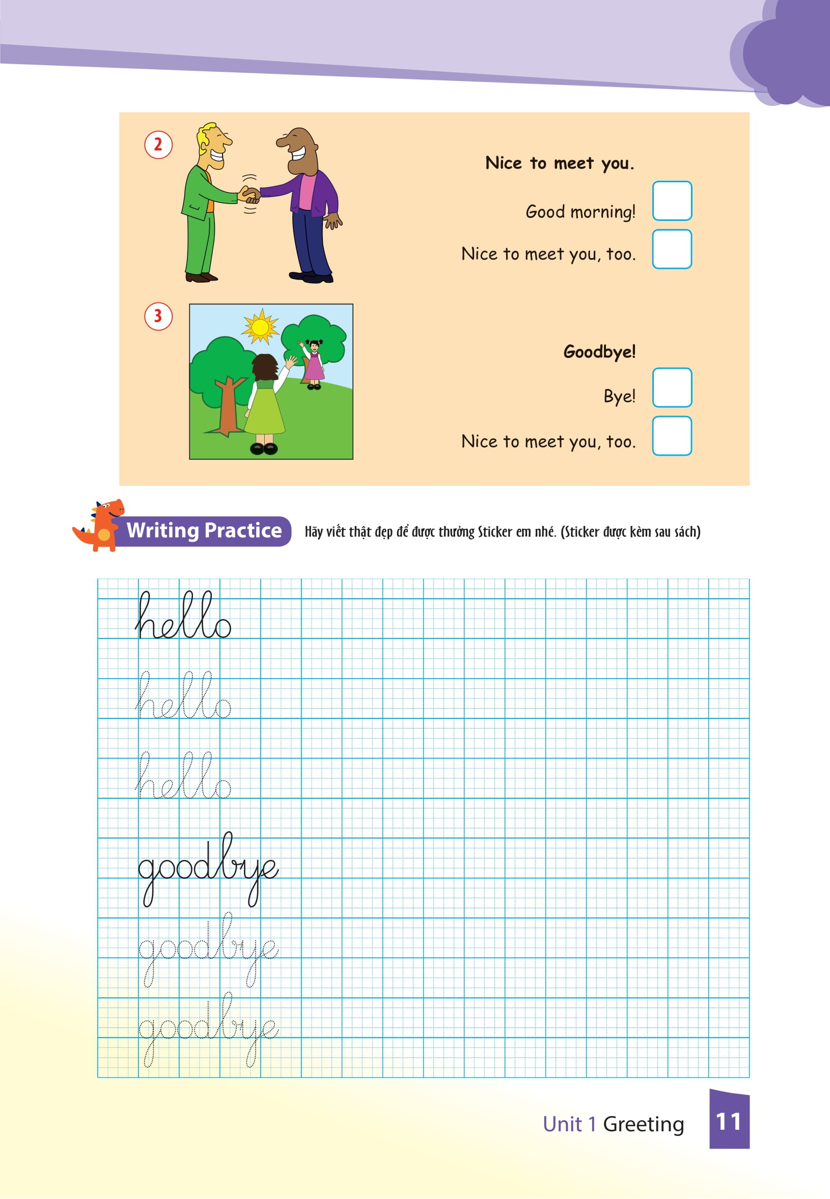 cùng khủng long học tiếng anh theo chủ đề - lớp 1 (phiên bản mới) - Ảnh 11