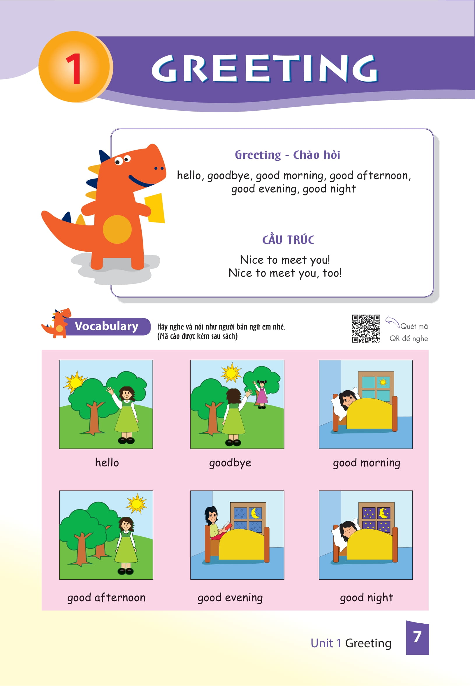 cùng khủng long học tiếng anh theo chủ đề - lớp 1 (phiên bản mới) - Ảnh 7