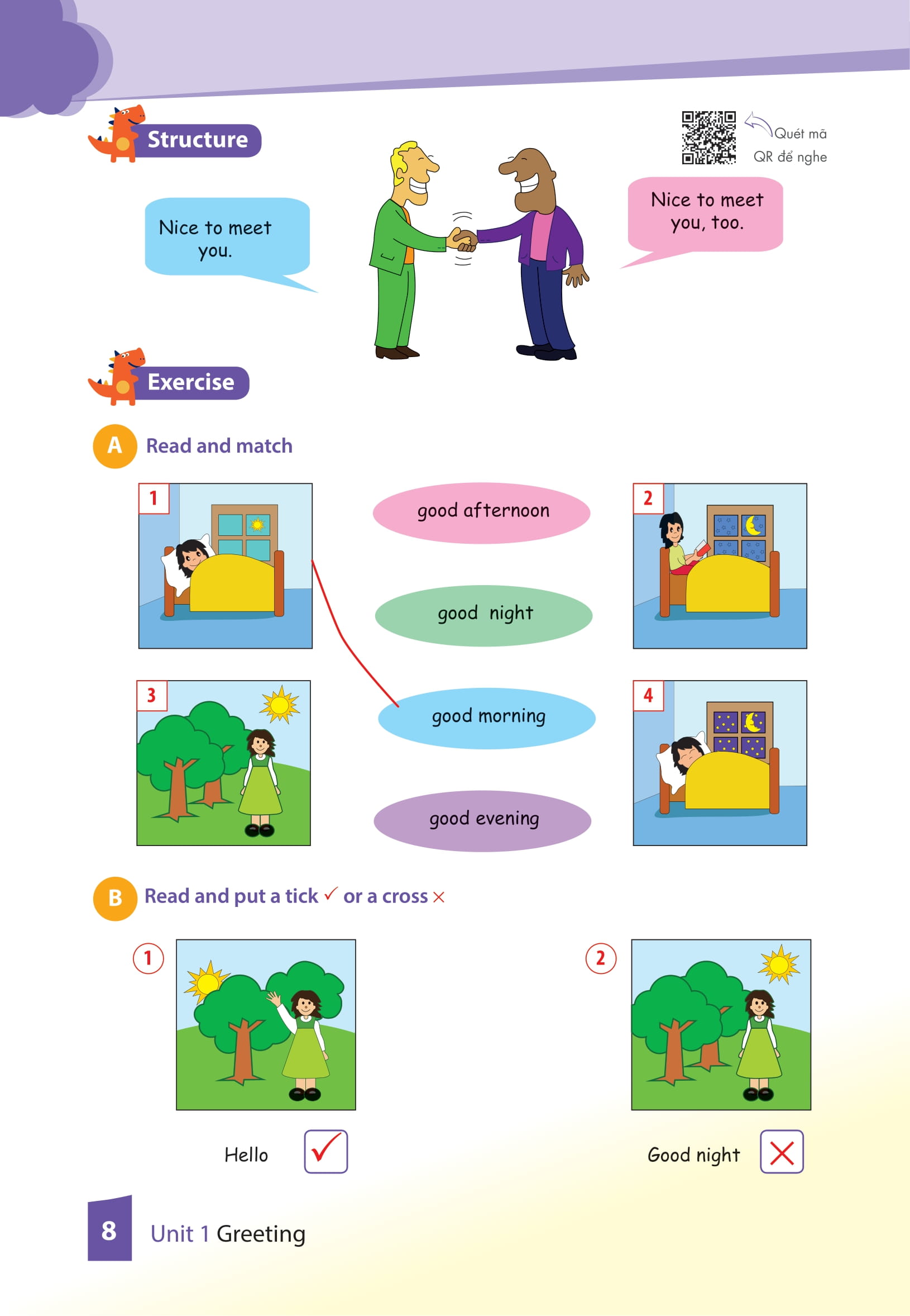 cùng khủng long học tiếng anh theo chủ đề - lớp 1 (phiên bản mới) - Ảnh 8