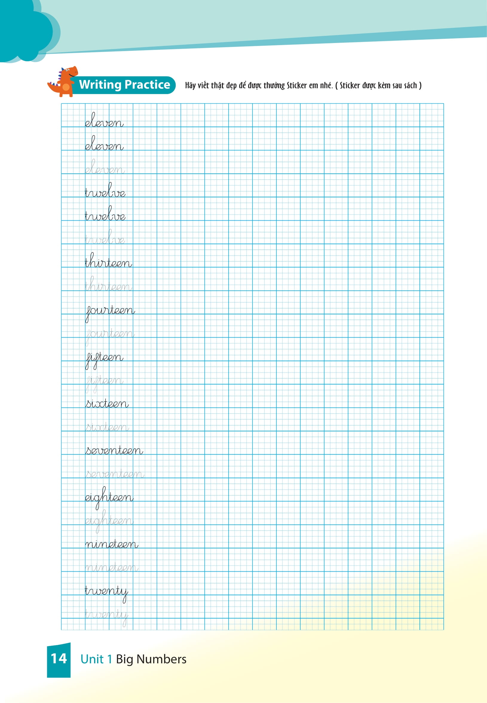 cùng khủng long học tiếng anh theo chủ đề - lớp 2 (phiên bản mới) - Ảnh 12