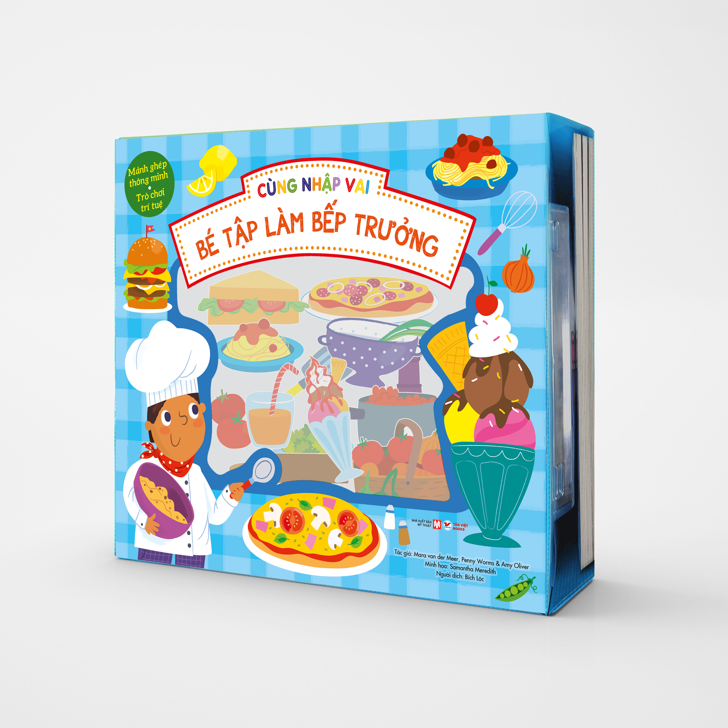 cùng nhập vai - bé tập làm bếp trưởng - Ảnh 2