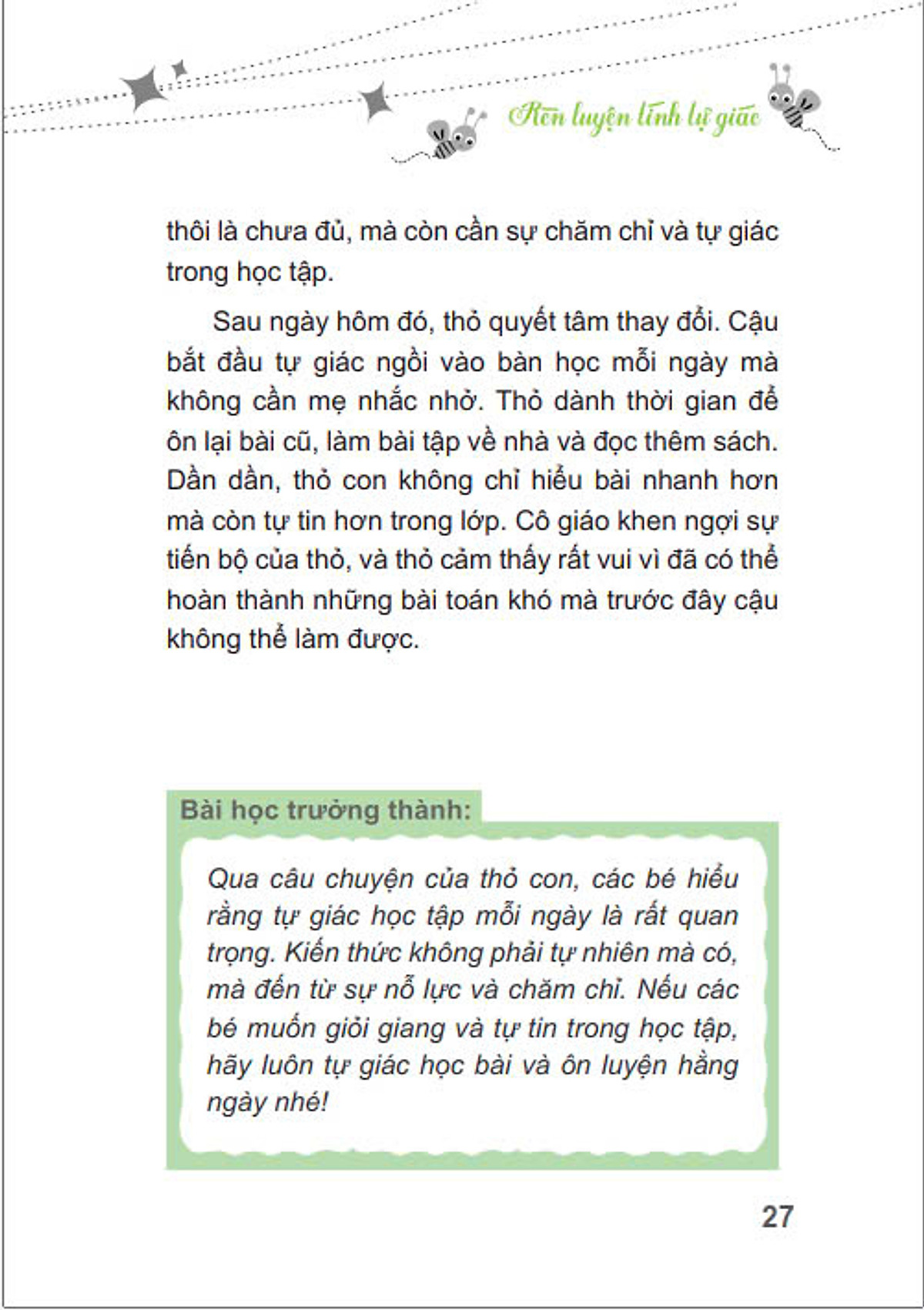 cùng trẻ lớn lên - rèn luyện tính tự giác - Ảnh 5