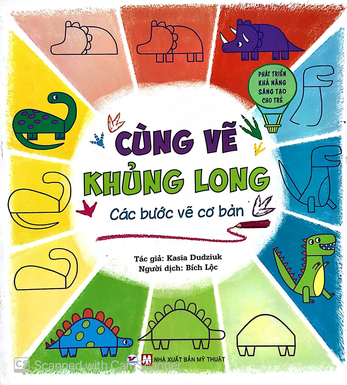 cùng vẽ khủng long các bước vẽ cơ bản - phát triển khả năng sáng tạo cho trẻ - Ảnh 2