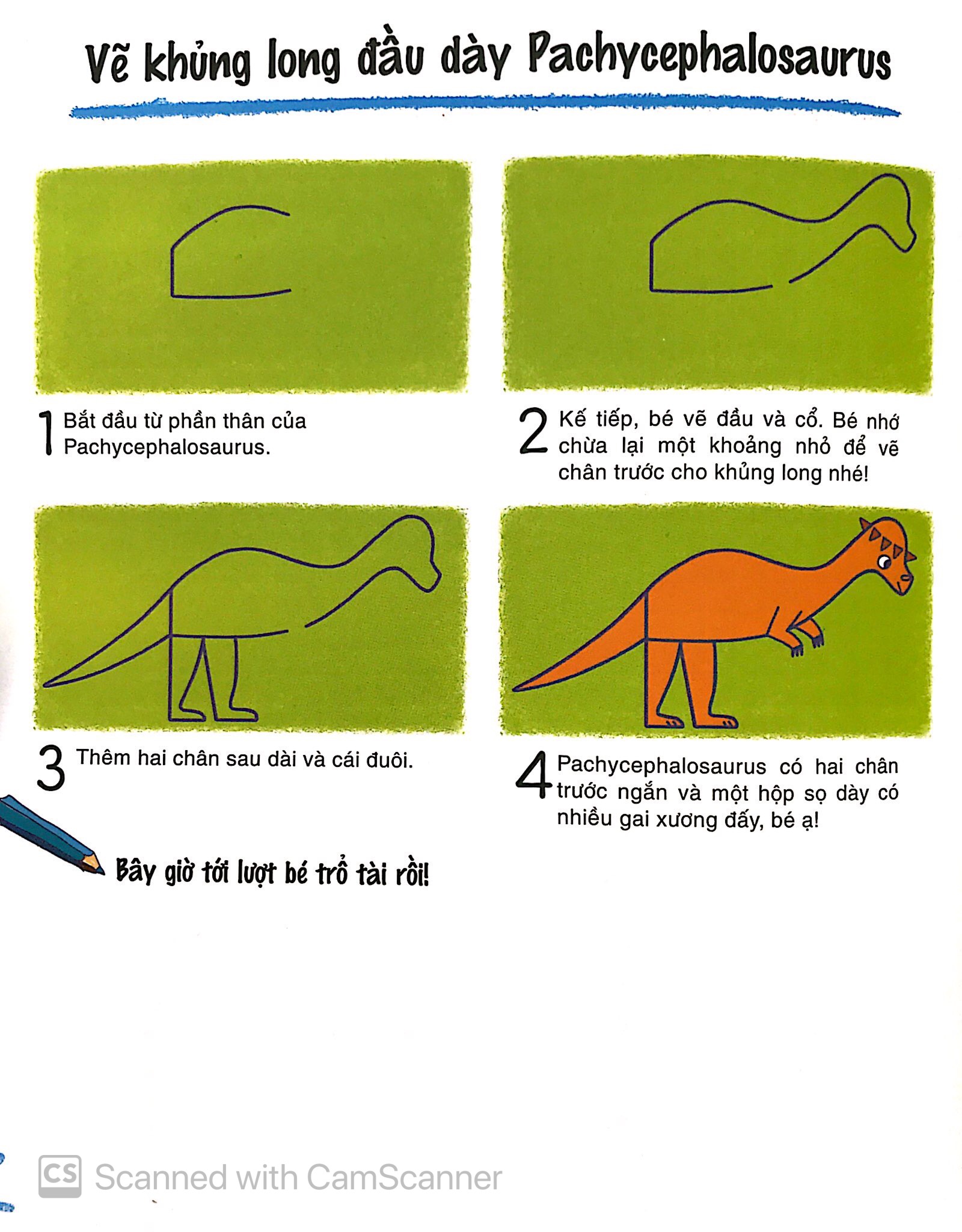 cùng vẽ khủng long các bước vẽ cơ bản - phát triển khả năng sáng tạo cho trẻ - Ảnh 6