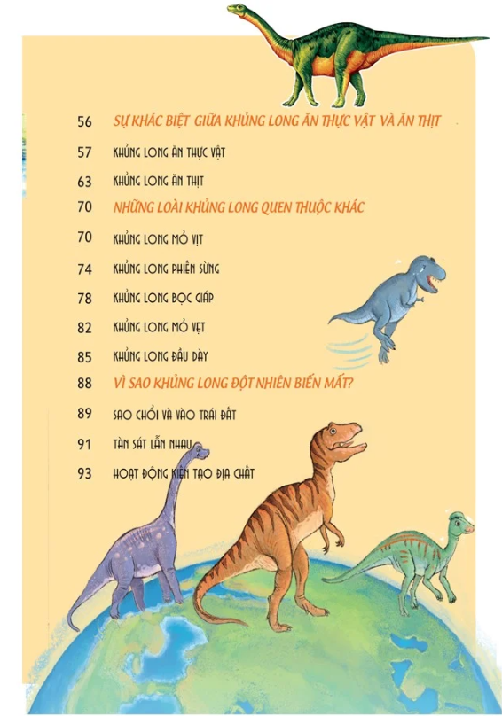 cuộc chiến sinh tồn của khủng long - phòng nghiên cứu khoa học thú vị (tái bản 2022) - Ảnh 4