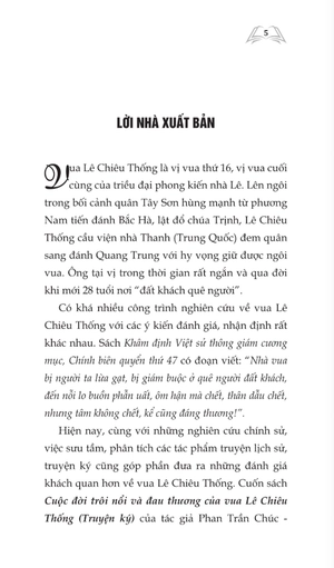 cuộc đời trôi nổi và đau thương của vua lê chiêu thống (truyện ký) - Ảnh 3