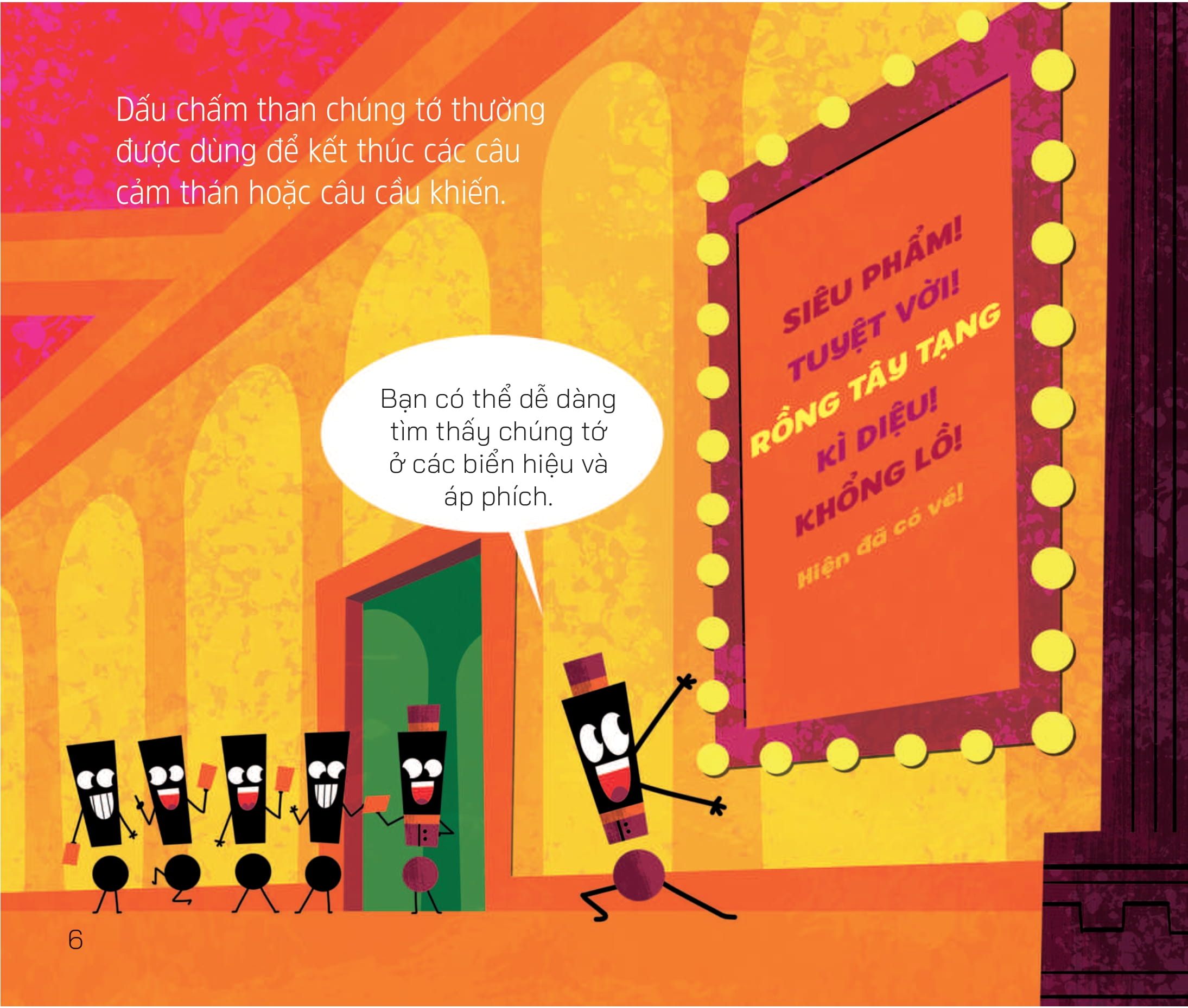 cuộc phiêu lưu của các dấu câu - dấu chấm than nhiều cảm xúc - Ảnh 7