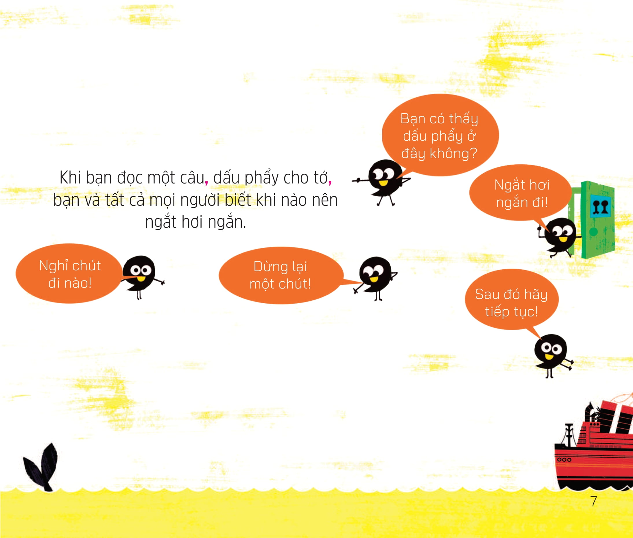 cuộc phiêu lưu của các dấu câu - dấu phẩy thích nghỉ ngơi - Ảnh 8