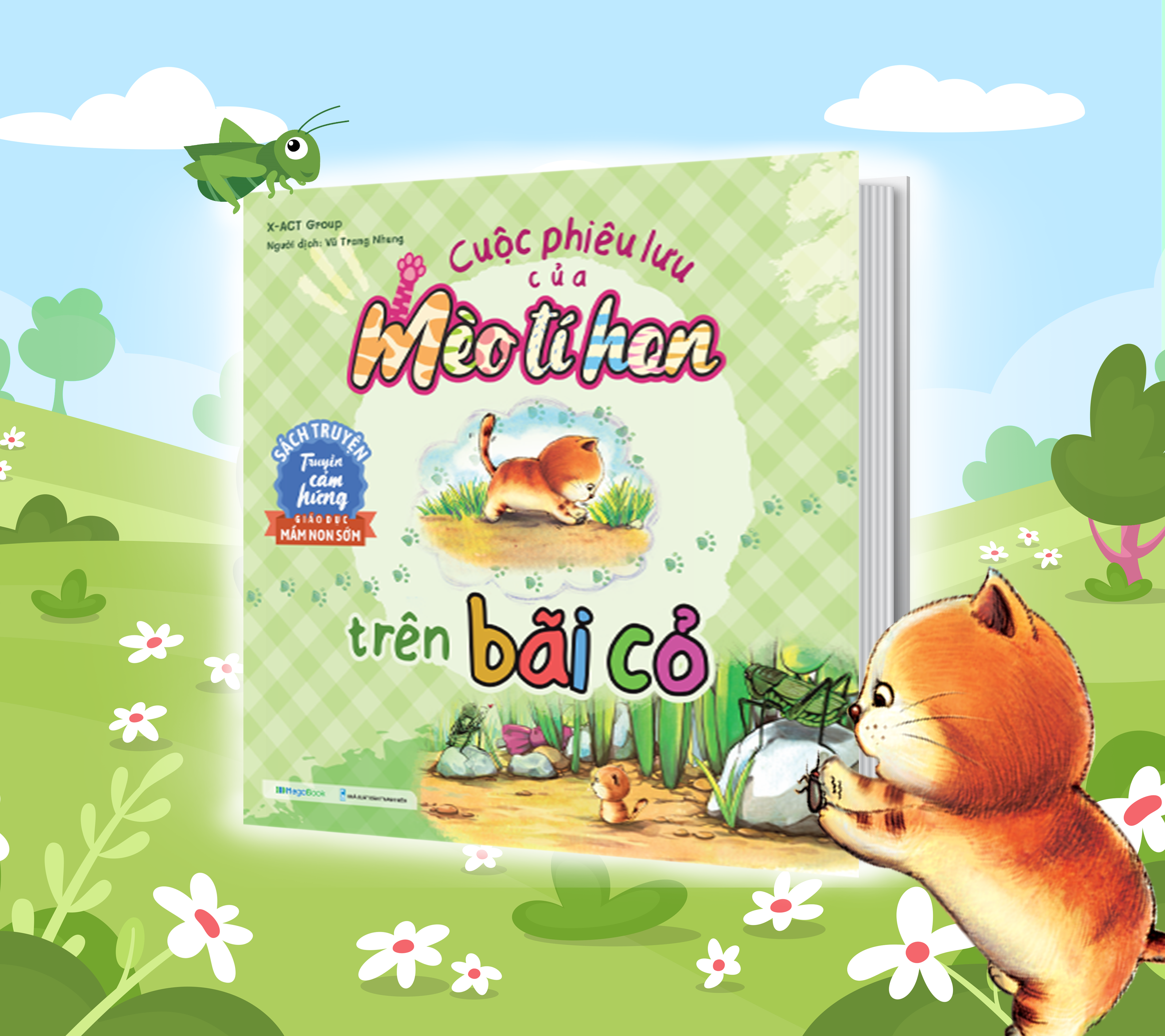 cuộc phiêu lưu của mèo tí hon - trên bãi cỏ - Ảnh 3