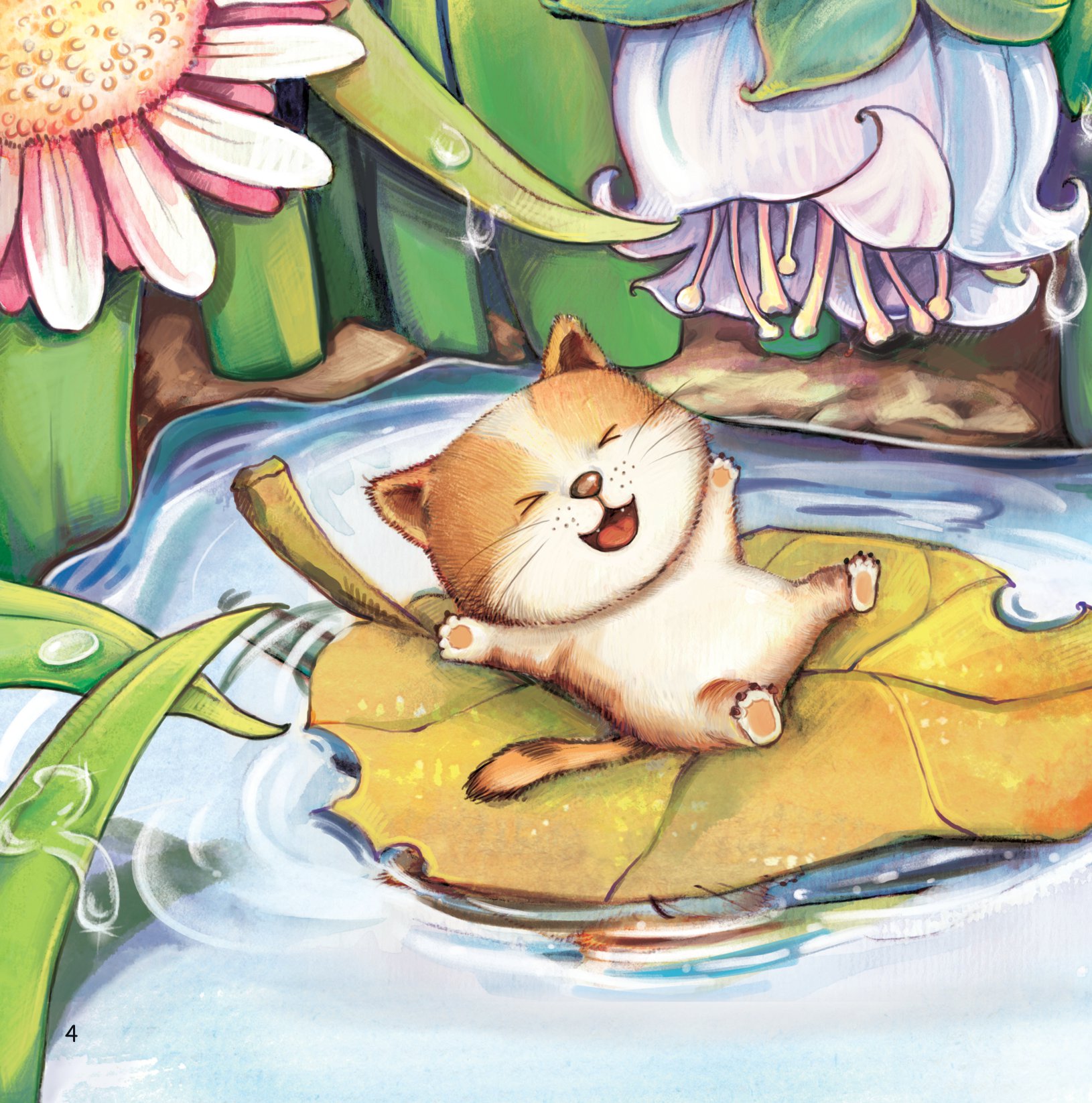 cuộc phiêu lưu của mèo tí hon - trong hồ nước - Ảnh 5