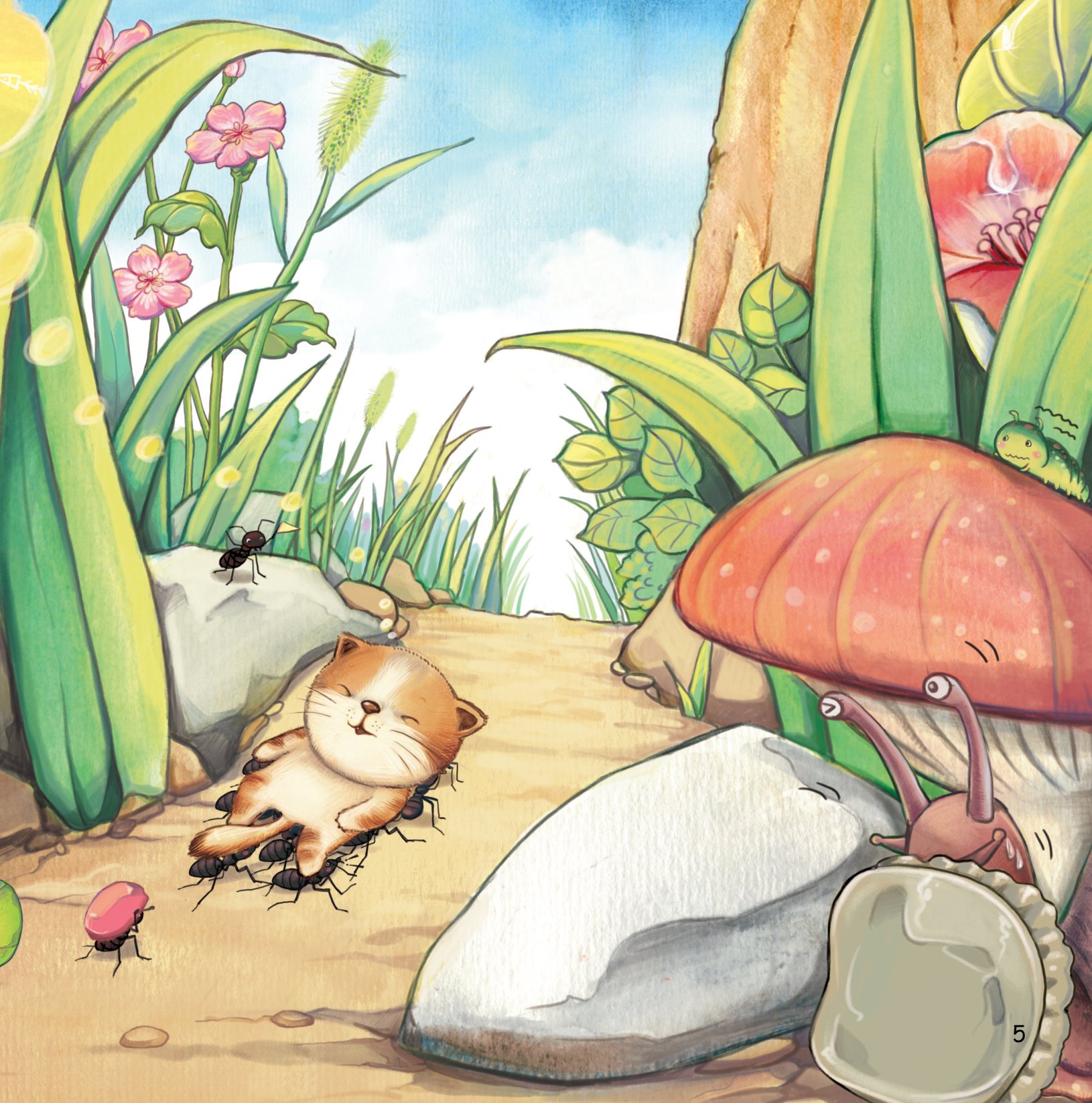 cuộc phiêu lưu của mèo tí hon - trong lòng đất - Ảnh 6