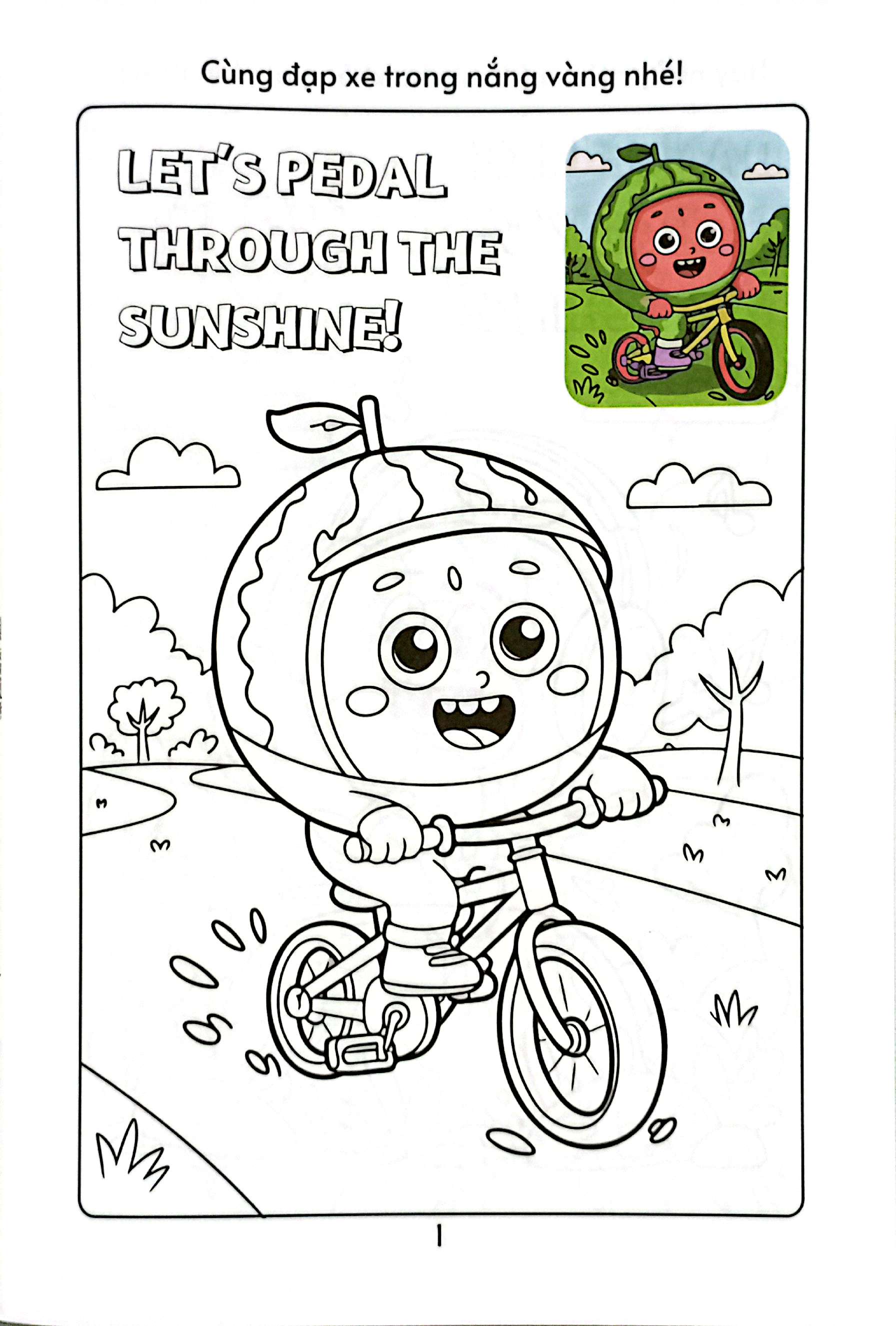 Cuoc Phieu Luu Cua Nhung Nguoi Ban Trai Cay - To Mau Sang Tao - Danh Cho Be 3 Tuoi - Ảnh 3