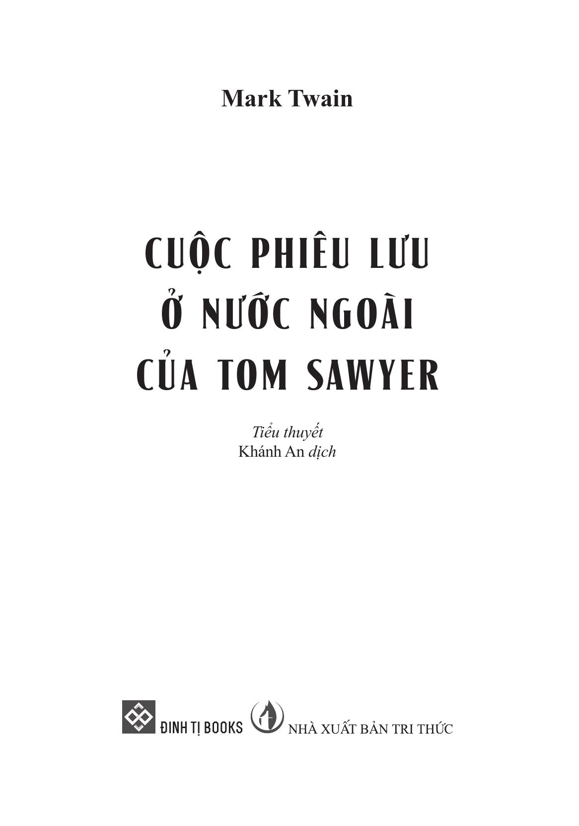 Cuộc Phiêu Lưu Ở Nước Ngoài Của Tom Sawyer - Ảnh 3