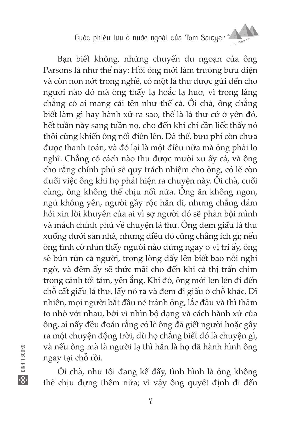 Cuộc Phiêu Lưu Ở Nước Ngoài Của Tom Sawyer - Ảnh 6