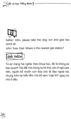 cười và học tiếng anh - 45 truyện cười chơi chữ giúp học giỏi tiếng anh - Ảnh 7