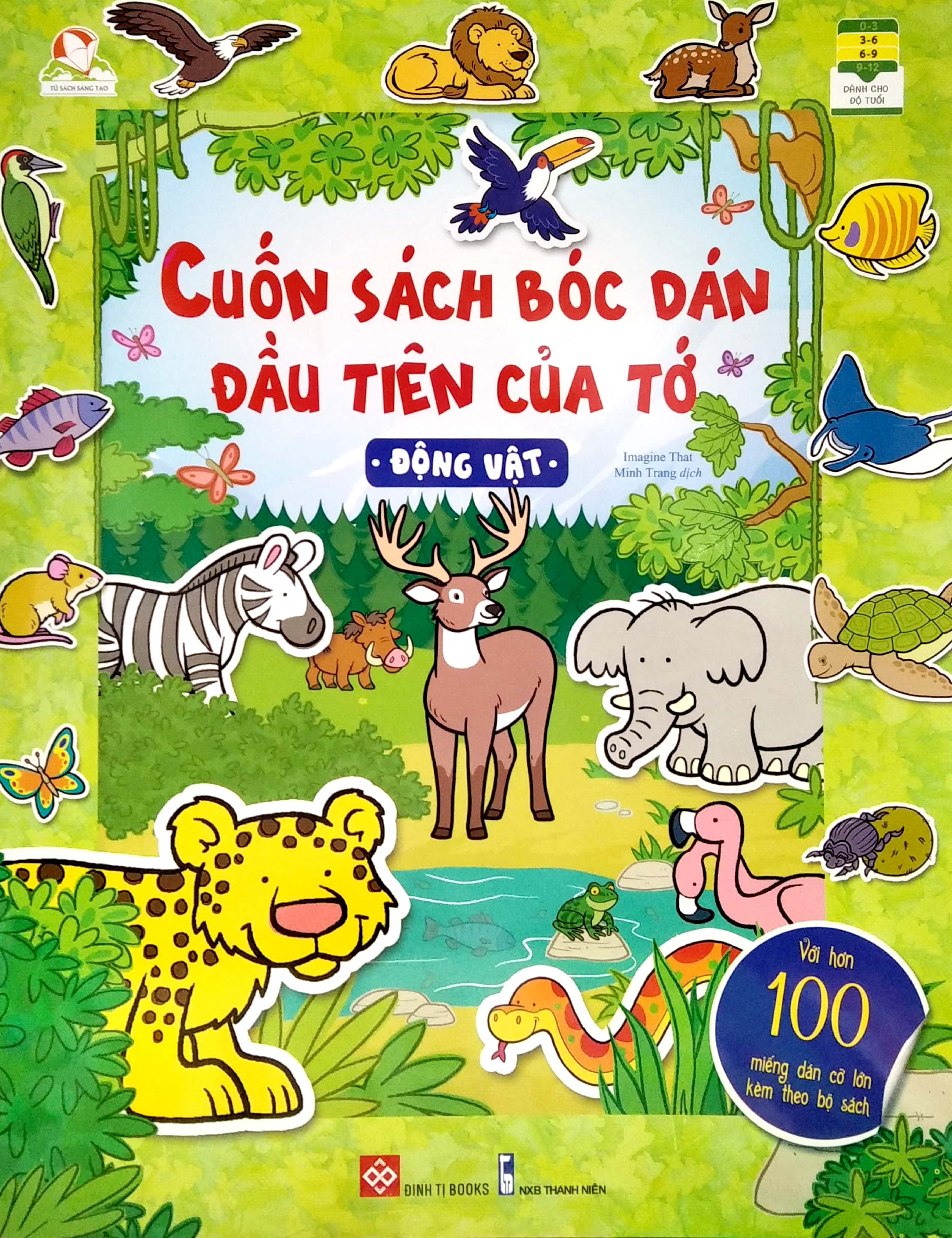 cuốn sách bóc dán đầu tiên của tớ - động vật - Ảnh 2