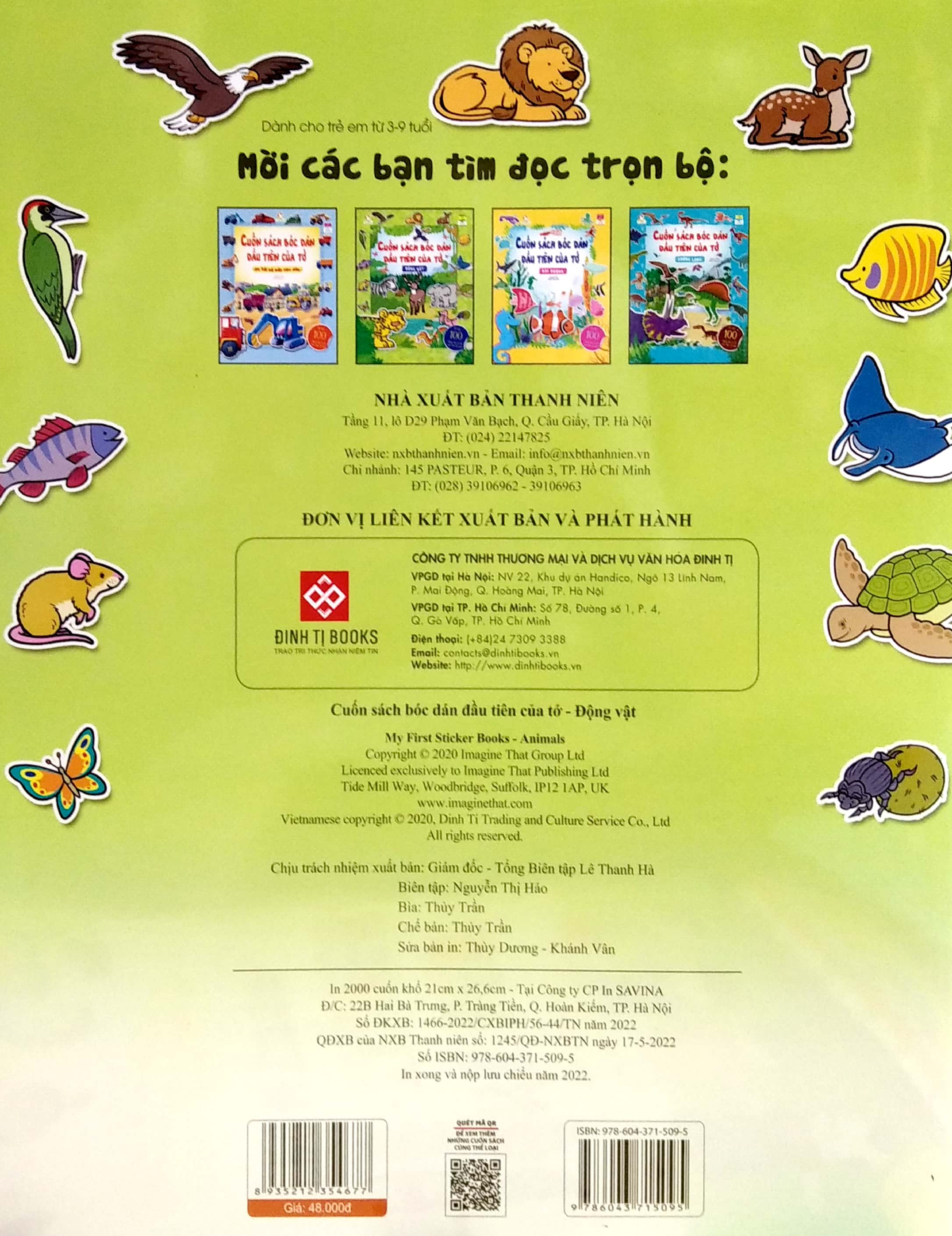 cuốn sách bóc dán đầu tiên của tớ - động vật - Ảnh 6