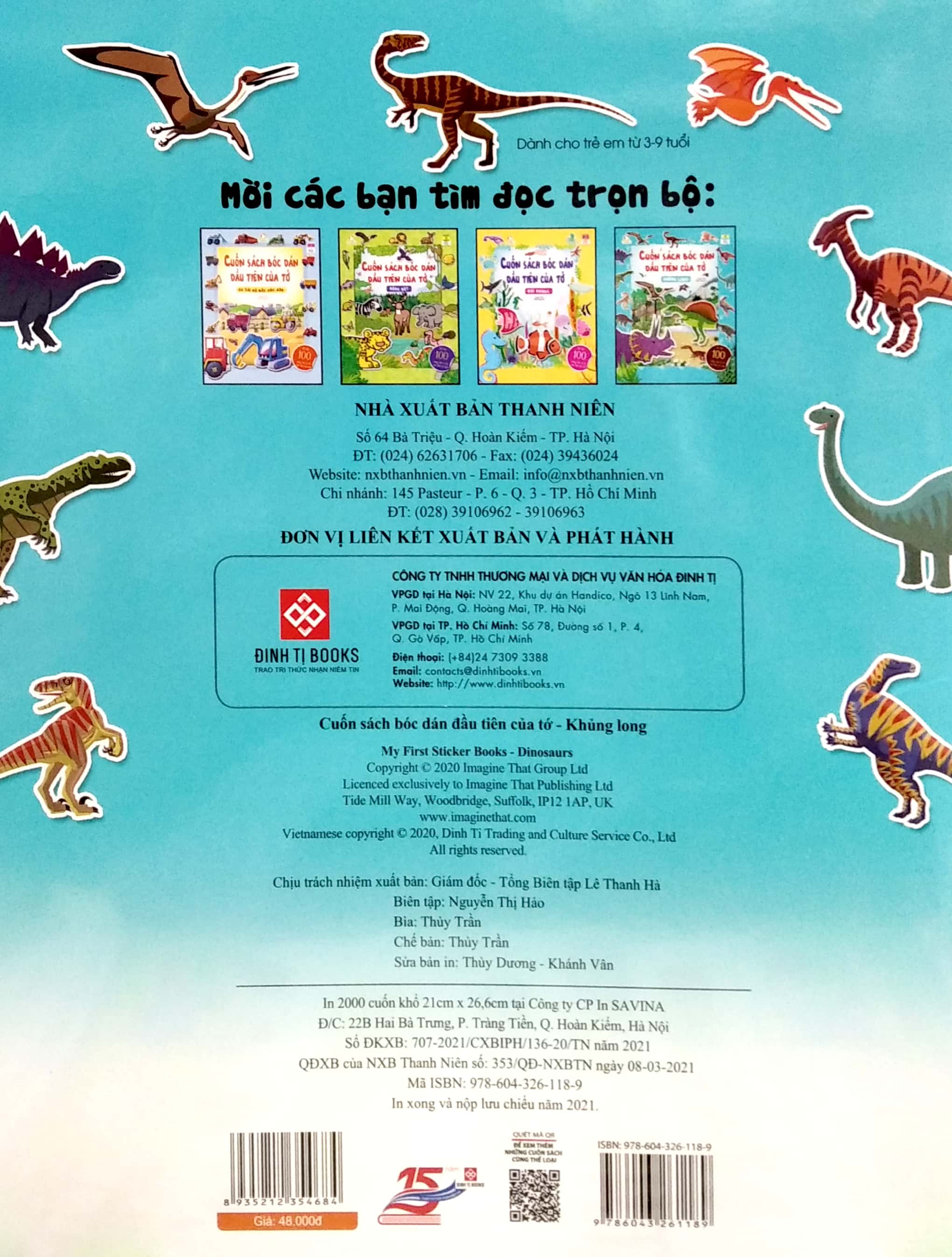 cuốn sách bóc dán đầu tiên của tớ - khủng long - Ảnh 6