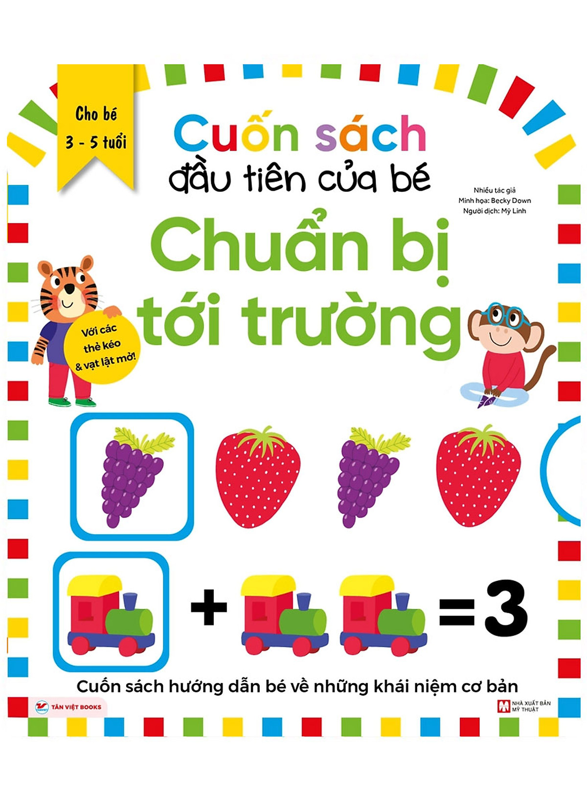 cuốn sách đầu tiên của bé - chuẩn bị tới trường (dành cho bé từ 3-5 tuổi) - Ảnh 2