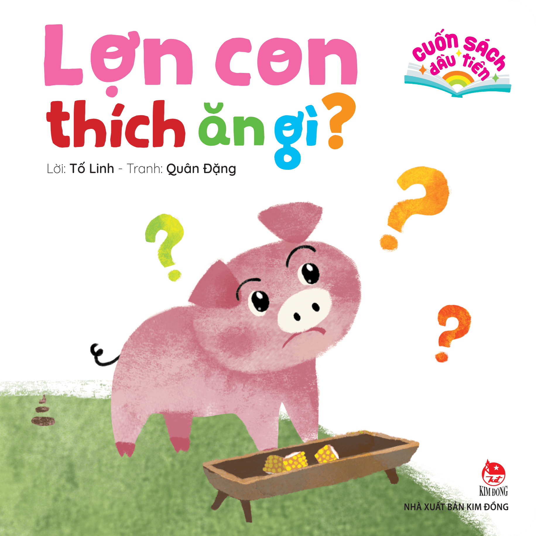 Cuốn Sách Đầu Tiên - Lợn Con Thích Ăn Gì? - Bìa Cứng - Ảnh 2