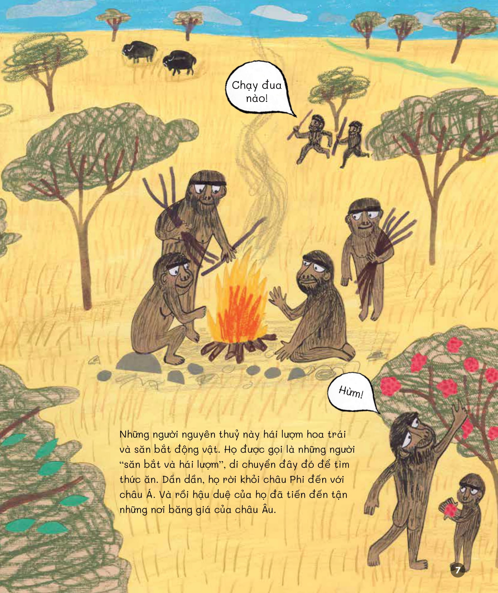 cuốn sách khoa học đầu tiên dành cho học sinh tiểu học - câu chuyện về lịch sử loài người - Ảnh 8