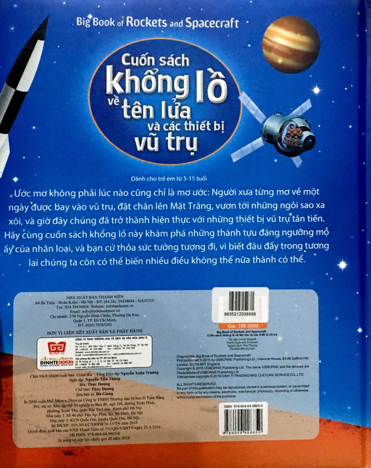 cuốn sách khổng lồ về tên lửa và các thiết bị vũ trụ (2018) - Ảnh 11