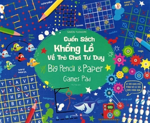 cuốn sách khổng lồ về trò chơi tư duy - big pencil and paper games pad (tái bản 2023) - Ảnh 2
