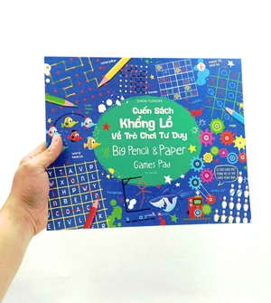 cuốn sách khổng lồ về trò chơi tư duy - big pencil and paper games pad (tái bản 2023) - Ảnh 7
