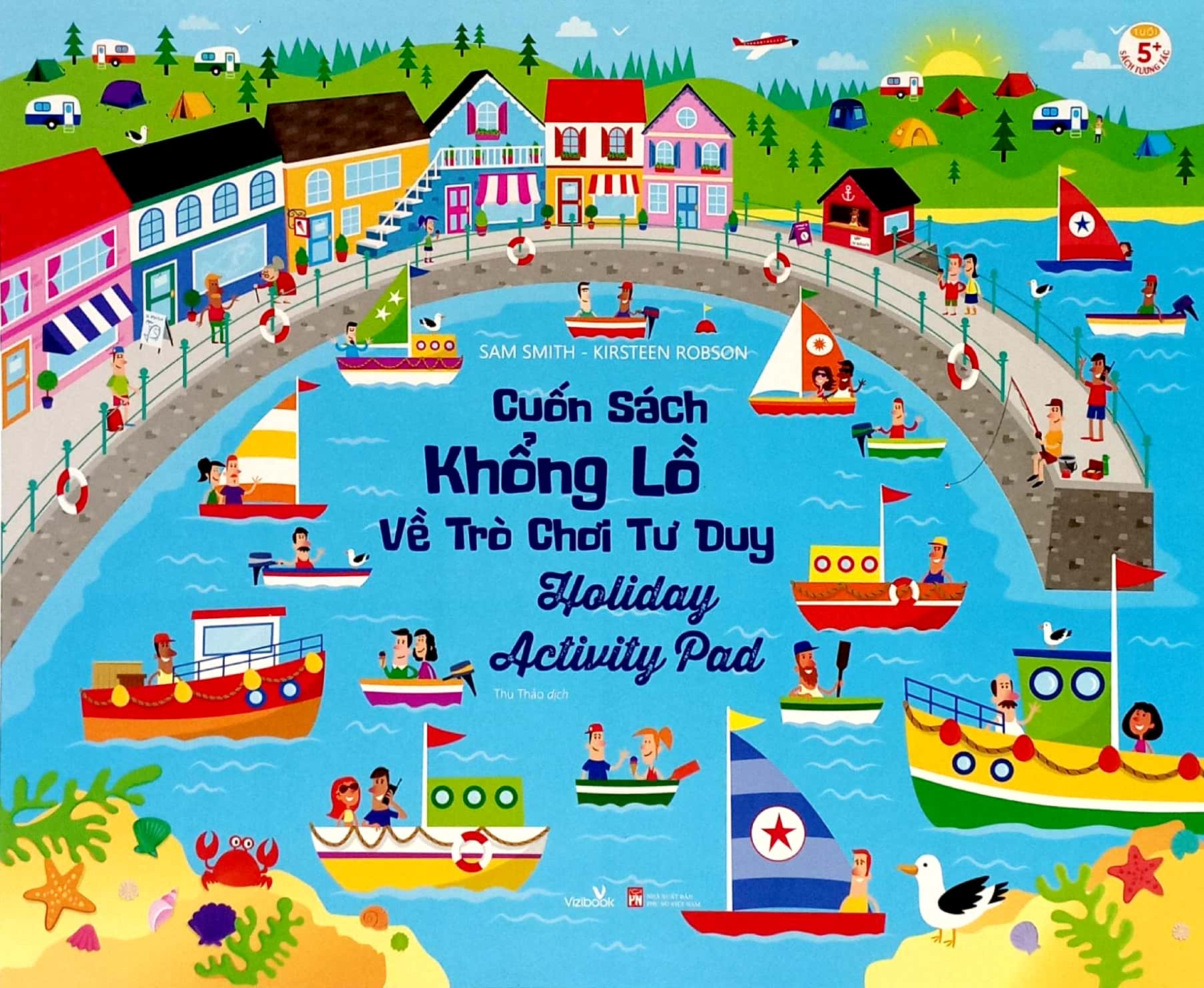 cuốn sách khổng lồ về trò chơi tư duy - holiday activity pad (tái bản 2023) - Ảnh 2