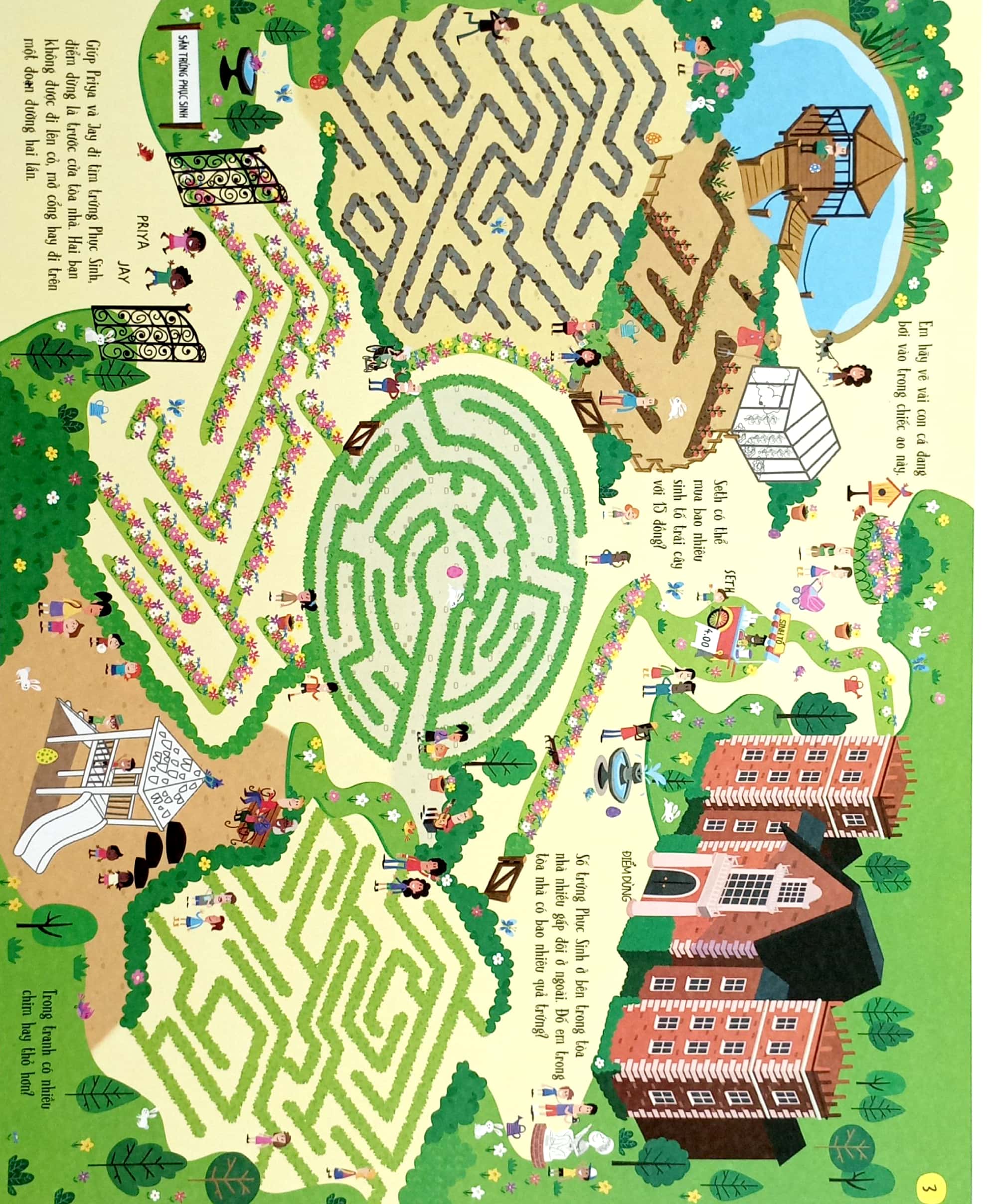 cuốn sách khổng lồ về trò chơi tư duy - holiday activity pad (tái bản 2023) - Ảnh 5