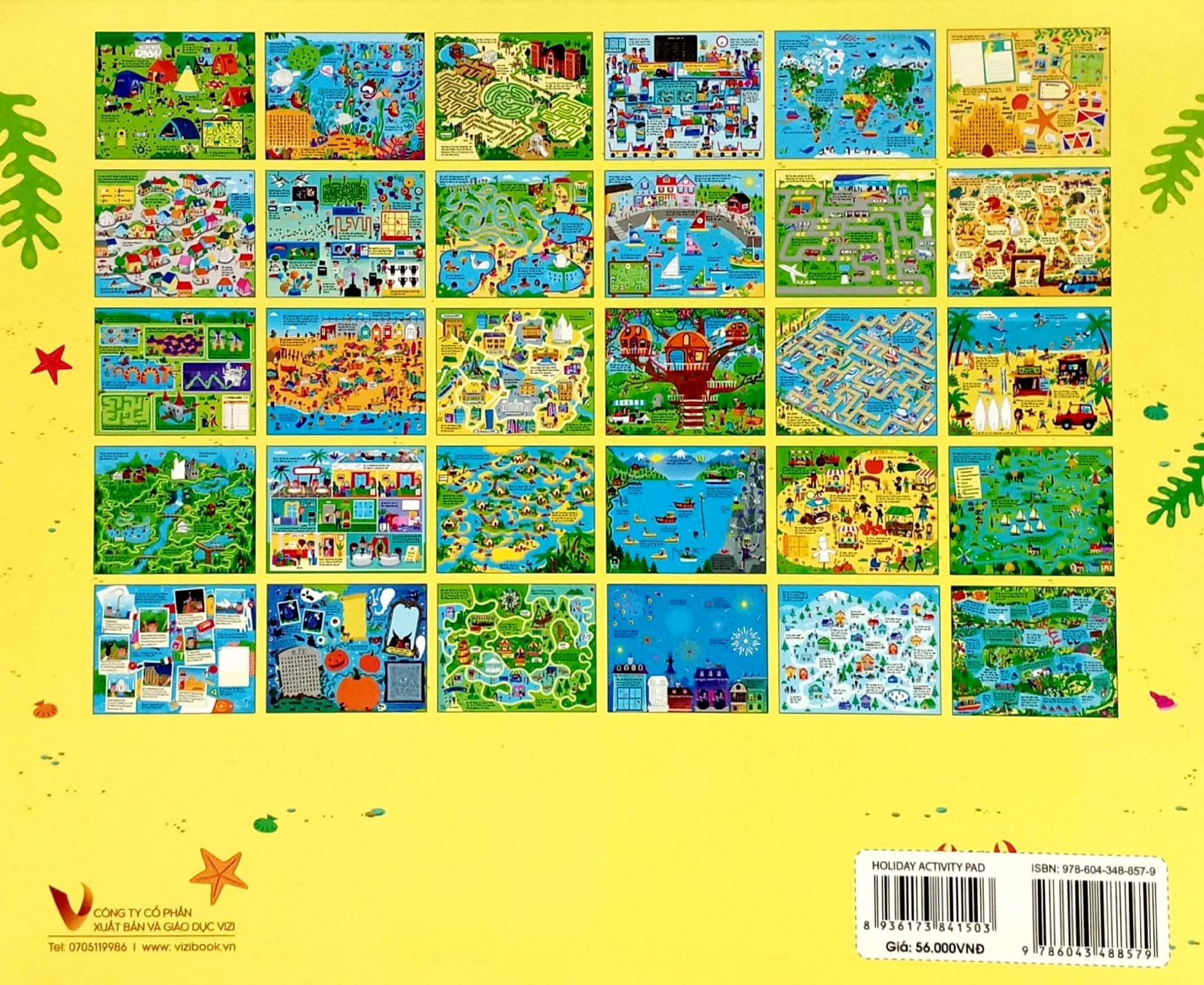 cuốn sách khổng lồ về trò chơi tư duy - holiday activity pad (tái bản 2023) - Ảnh 6