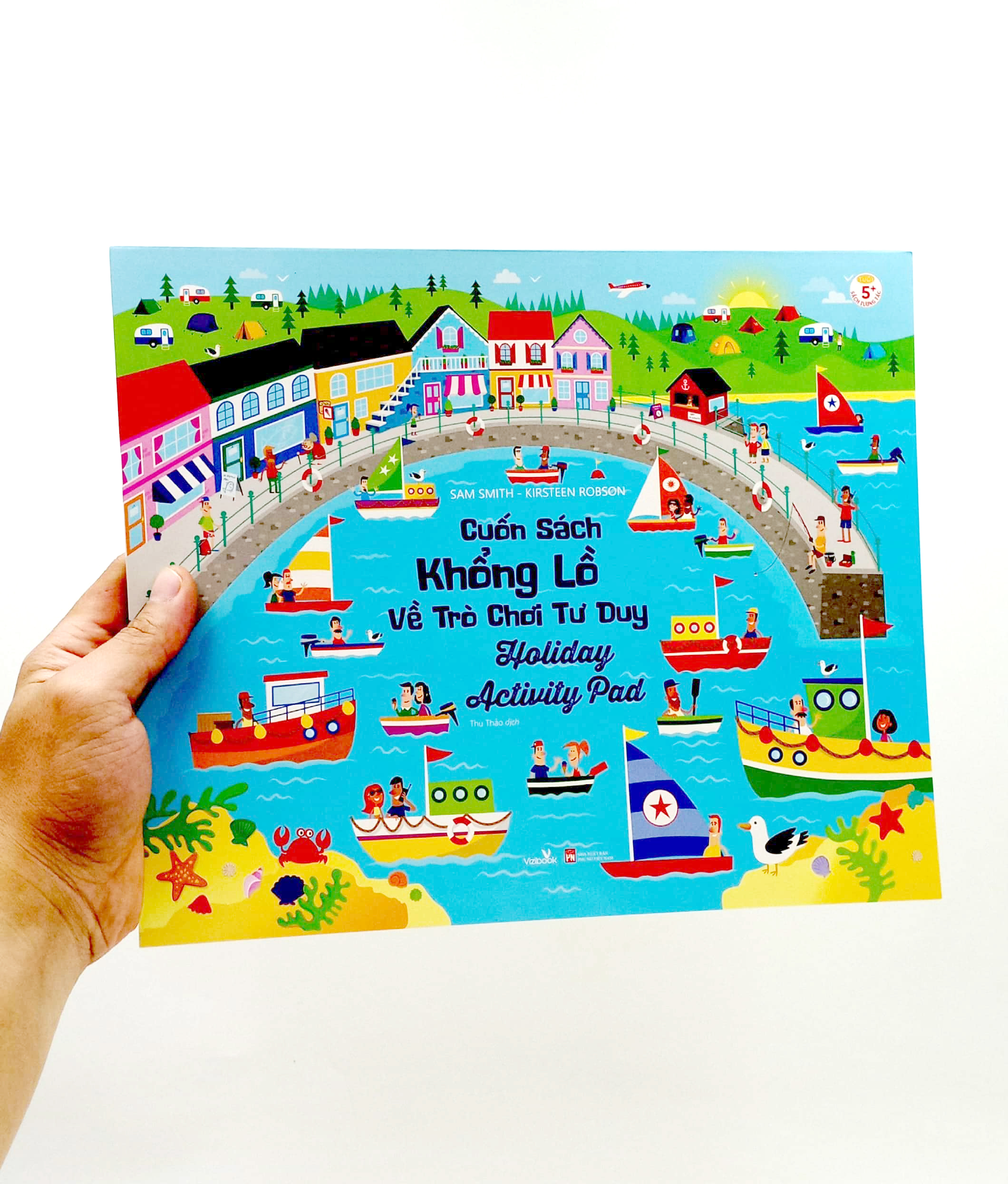 cuốn sách khổng lồ về trò chơi tư duy - holiday activity pad (tái bản 2023) - Ảnh 7