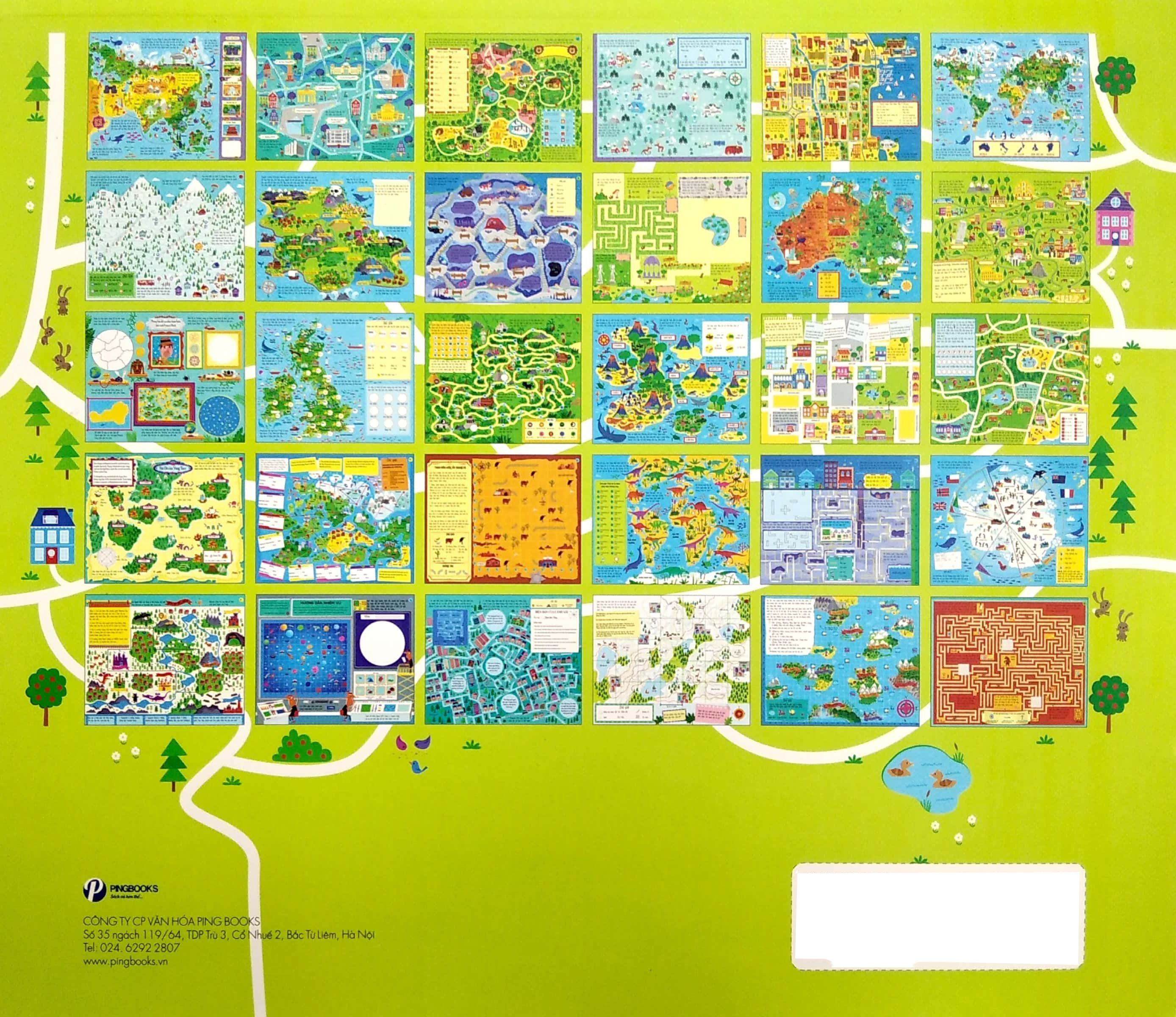 cuốn sách khổng lồ về trò chơi tư duy - maps activity pad (tái bản 2023) - Ảnh 5