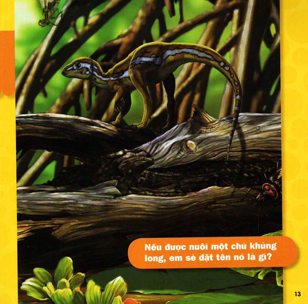 cuốn sách lớn đầu tiên của tớ - khủng long (tái bản 2023) - Ảnh 10