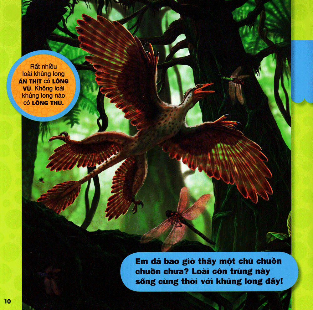 cuốn sách lớn đầu tiên của tớ - khủng long (tái bản 2023) - Ảnh 7