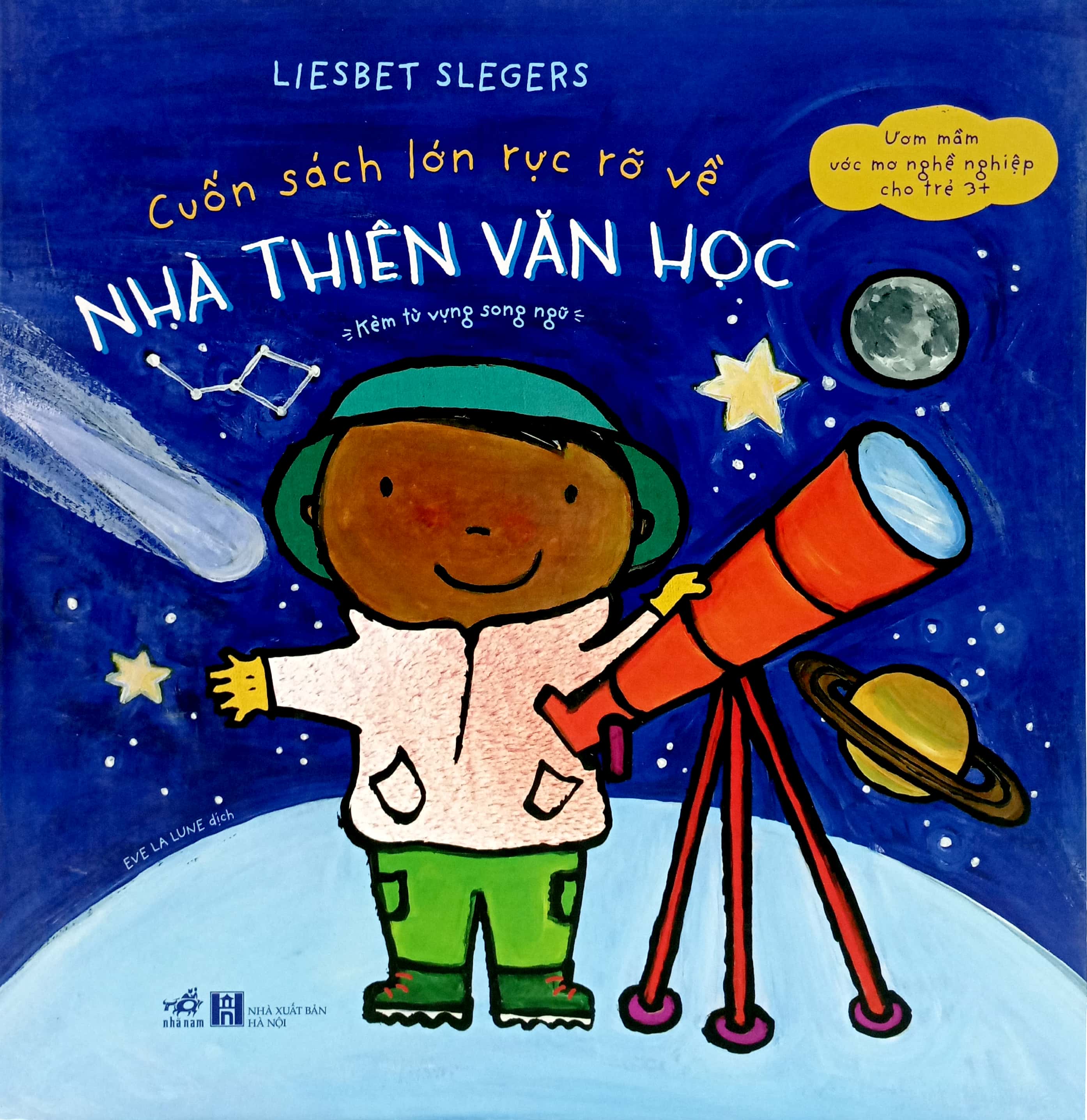 cuốn sách lớn rực rỡ về - nhà thiên văn học (kèm từ vựng song ngữ) - Ảnh 2