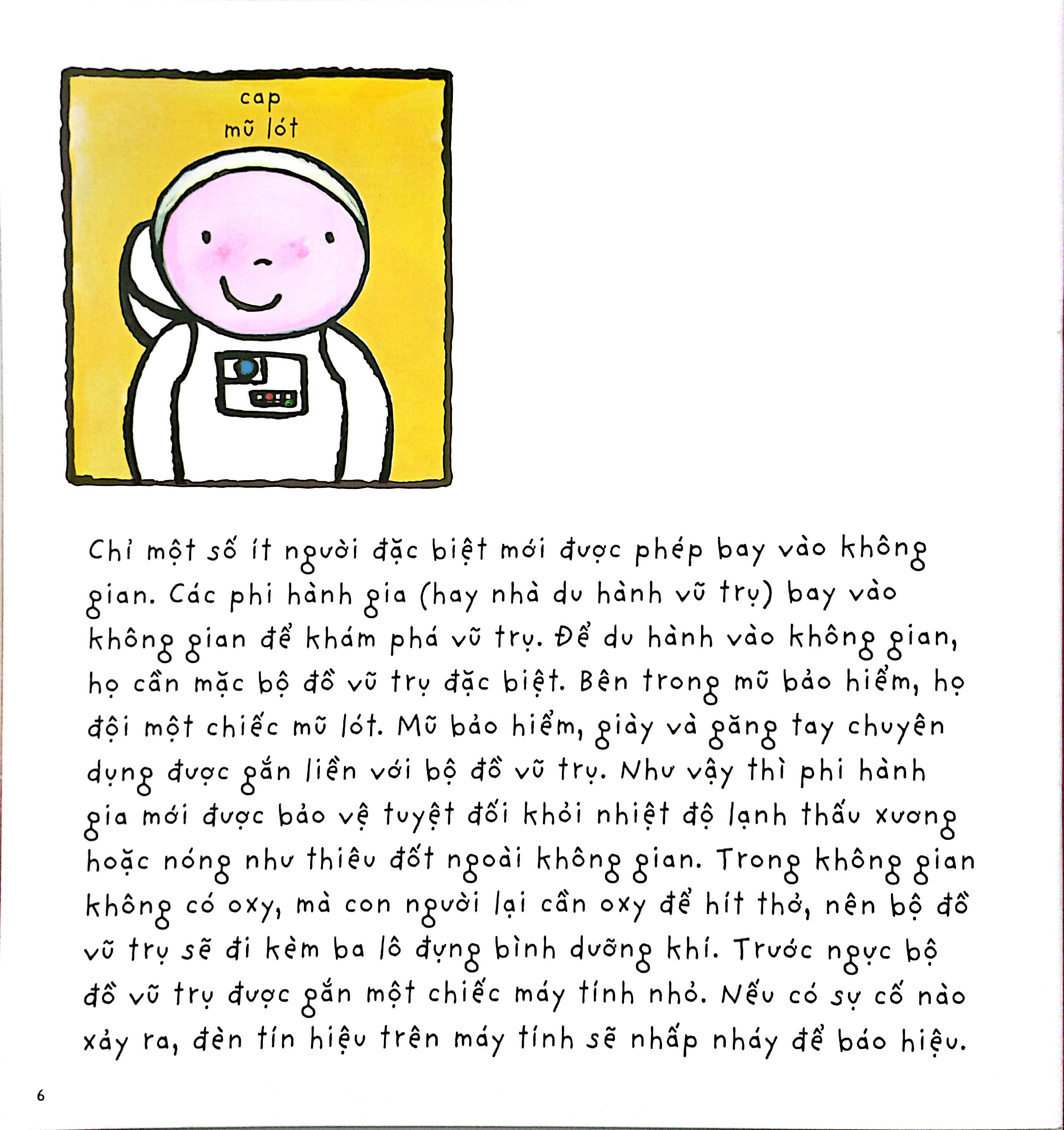 cuốn sách lớn rực rỡ về - phi hành gia (kèm từ vựng song ngữ) - Ảnh 5
